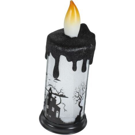 Bougie LED Décorative pour Halloween Ambience sans Fumée ni (1/5)