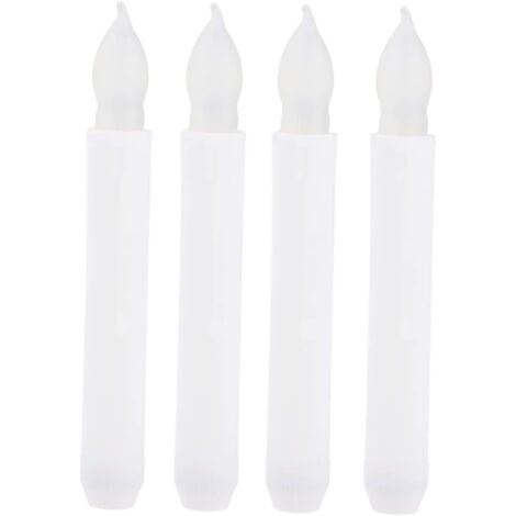 10pièces Bougies LED Décoratives Jaunes Bougies Sécurisées (1/5)