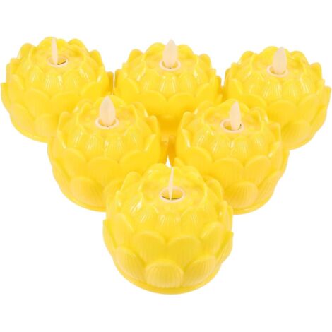 6pièces Lampe Led Bouddha Forme De Lotus Lampe De (1/5)