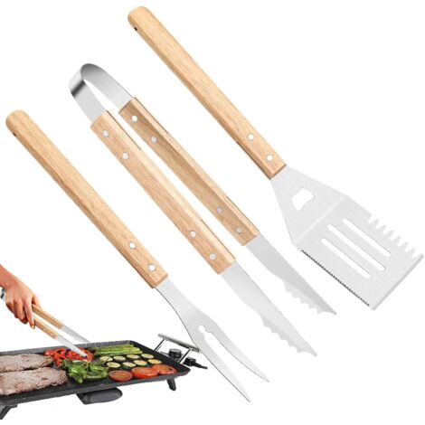 Set d'Ustensiles de Grillade - Set De 3 Outils BBQ (1/5)