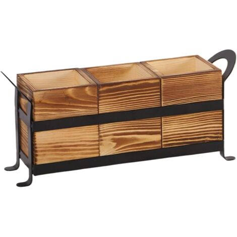 Caddy à Couverts en Bois Caddy portable avec poignée pour (1/5)
