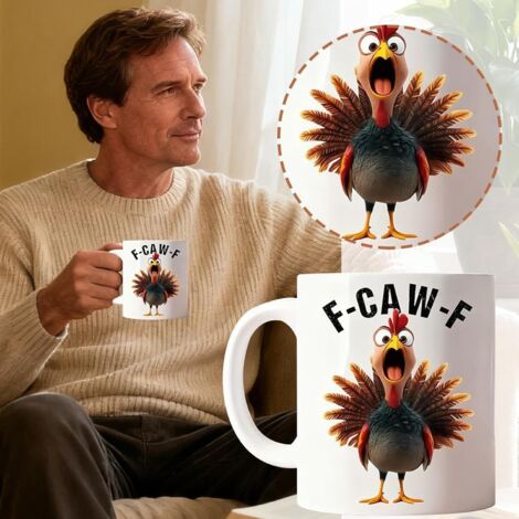 Tasse Poulet 350 ml Céramique Style Ferme Mugs à Café Ferme (1/4)
