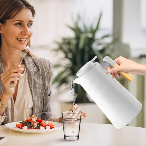 Carafe Isotherme à Café - Réservoir à Eau Chaude 1L avec (1/4)