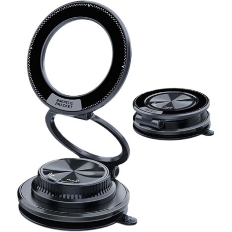 Support Téléphone Voiture Magnétique Ventouse Pliable Et (1/5)