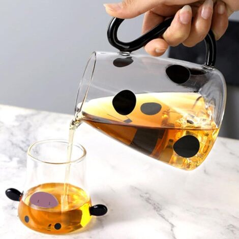 Bouteille d'eau en Verre Vache - 210/550ML Mignon Pichet À (1/4)