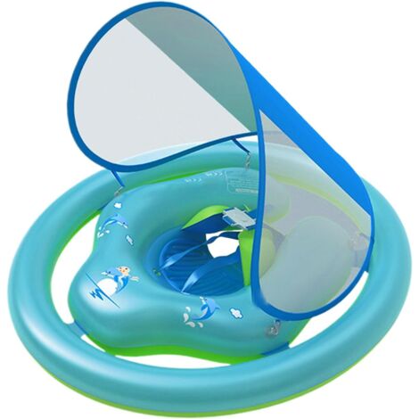 Flotteur Bébé Flotteur Piscine Enfant avec Housse Solaire - (1/5)