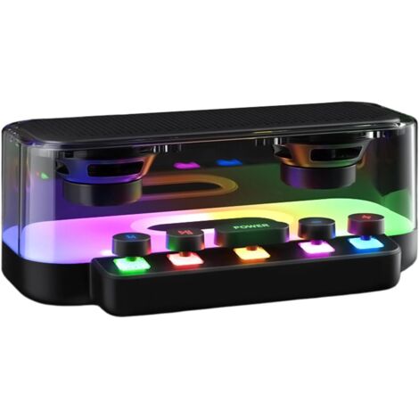 Haut-Parleur Portable - Bouton Mecanique Punk Enceinte sans (1/5)