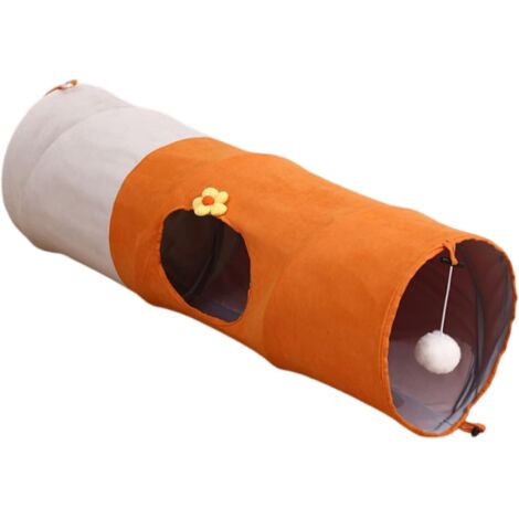 Tunnel Jouet pour Chat, Tunnel Pliable avec Balle pour (1/5)