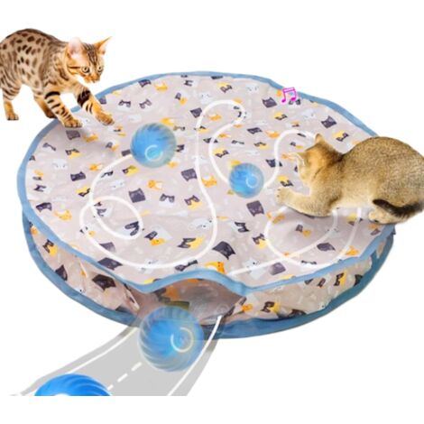Tapis De Jeu pour Chat 3 Vitesses Roulant Type-C (1/5)