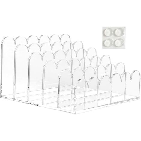 Organisateur de Bureau - Range Documents Transparent avec 5 (1/5)