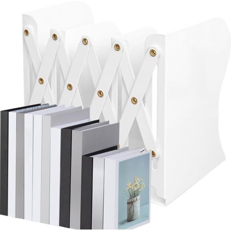 Serre-Livres en métal, Stable, antidérapant, pour Table, (1/5)