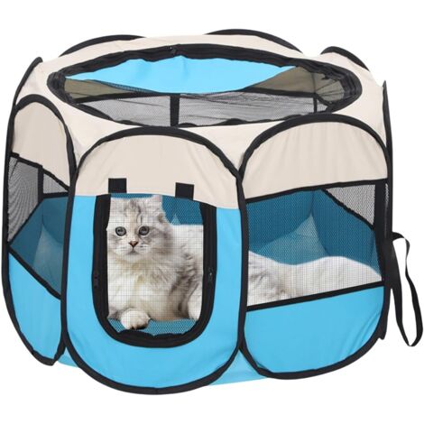 Tente pour Animaux,Tente Semi-Fermée à Mailles Cage pour (1/5)