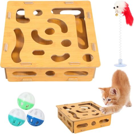 Jeu De Puzzle pour Chat Jouet Stimulation Mentale (1/5)