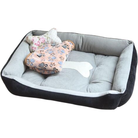 Panier pour Chien avec Couverture Antidérapant Lavable (1/5)
