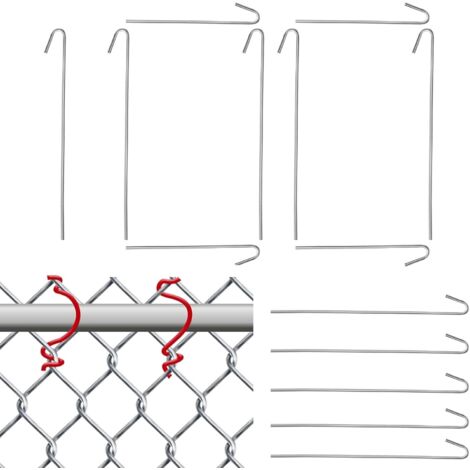 Attaches Métalliques 100 Pièces Fil pour Grillage Soudé (1/5)