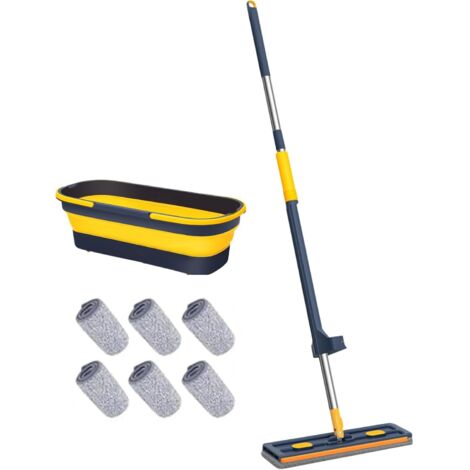 Balai Plat - Manche Long pour Nettoyage de Sols Grande (1/5)