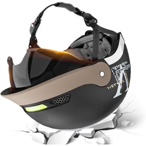 Casque Open Face Casque Ouvert avec Visière (1/5)