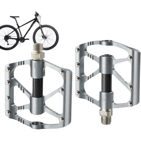 Pédales plates pour vélo, équipement antidérapant pour (1/5)