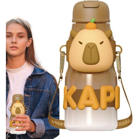 Capybara Gourde isotherme pour, en acier inoxydable, avec (1/5)