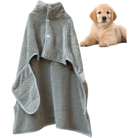 Peignoir pour chien - Maintient au chaud et absorbant (1/5)