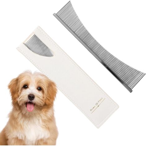 Peigne à puces, peigne de toilettage pour chien - Outil de (1/5)