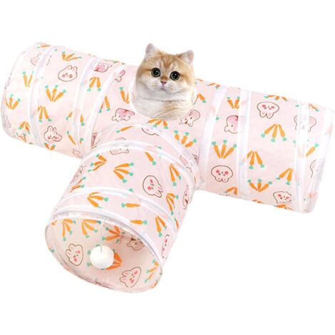 Tunnel pour chat - Tunnel interactif pliable à 3 voies - (1/5)