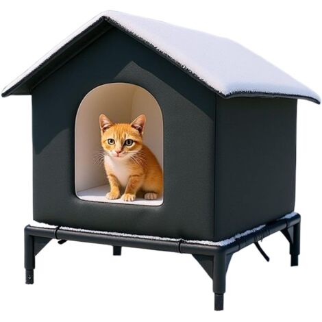Maison pour chat Cachette pliable, abri pour chat extérieur