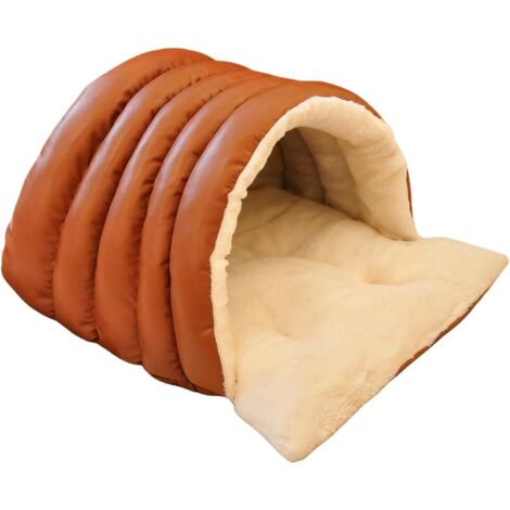 Niche pour chat Nid de couchage imperméable et semi-fermé, (1/5)