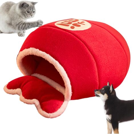 Lits pour chats couverts, doux antidérapant de la maison (1/5)