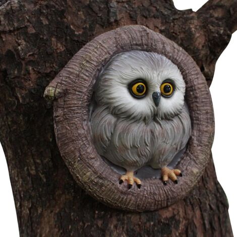 Faux Hibou, Statue de Hibou - Hibou réaliste (1/5)