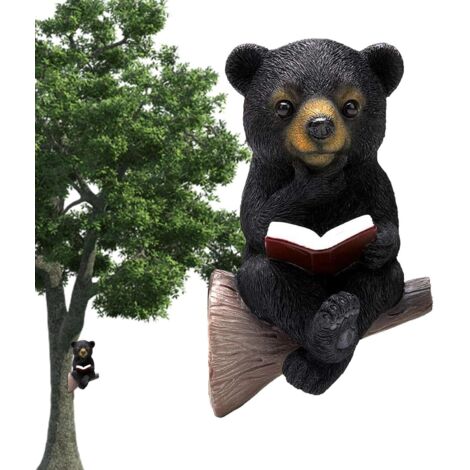 Figurines d'ours Décoration d'intérieur,Lecture d'ours à (1/5)