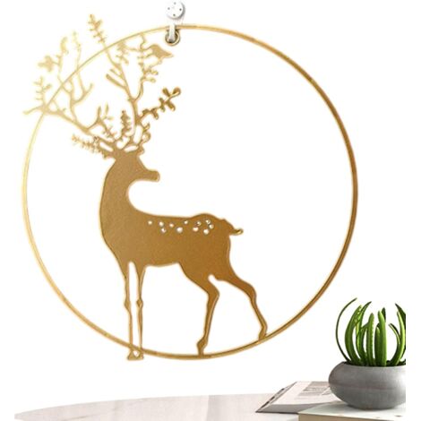 Décoration murale en métal - Cerf - Décoration murale en (1/5)