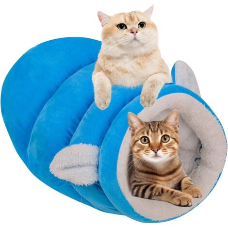 Lit Chaud pour Chat d'hiver - Nid Douillet et Confortable (1/5)