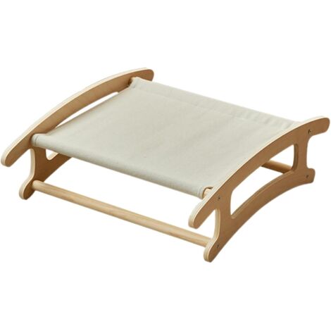 Lit pour Chat en Bois, lit pour Chat surélevé Lit pour Chat (1/5)