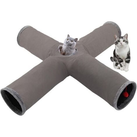 Tunnel pour Chat - Lit Interactif Pliable Maison de Jeu (1/5)