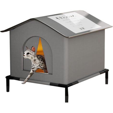 Abri pour Chat D'extérieur - Habitation Isolée et