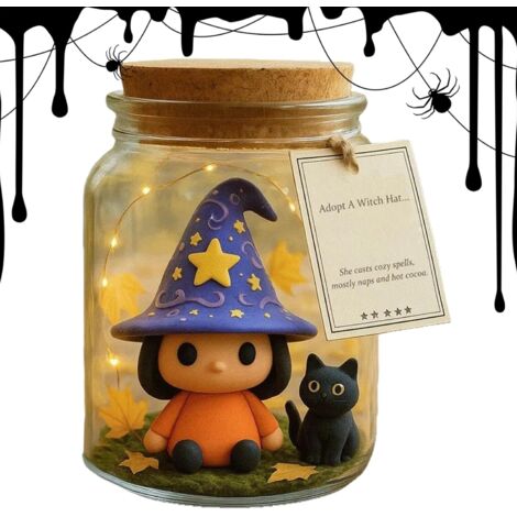Figurines décoratives d'Halloween - Figurine de sorcière (1/5)