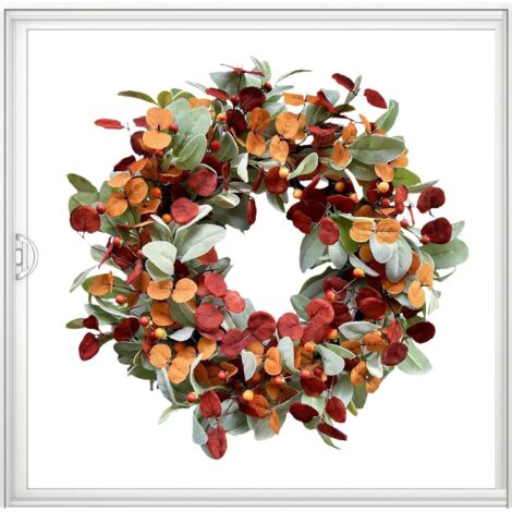 Couronne d'automne Couronne de porte Décoration d'automne (1/5)