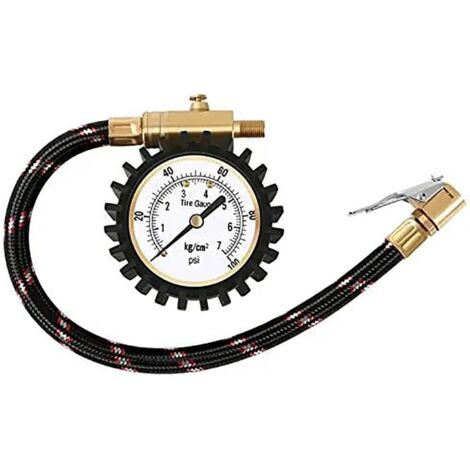 Pneu Jauge De Pression des Pneus 100psi avec Pince sur (1/5)