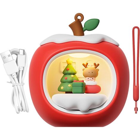 Lumière Rechargeable, Lanterne de Noël en Forme de Maison (1/5)