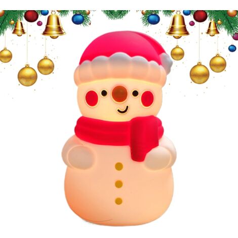Lampe LED de Bonhommes de Neige,Lampe De Noël Bonhomme De (1/5)