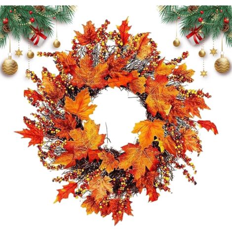 Couronne de Porte d'automne Couronne d'automne 45 (1/5)