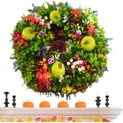 Couronne d'automne Décoration d'automne avec Blanche et (1/5)