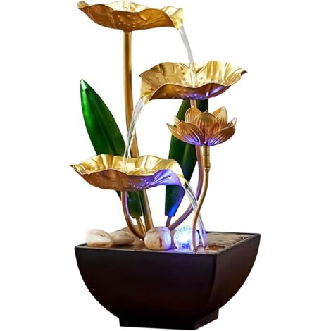 Fontaine De Bureau - Lumière LED pour Relaxation Zen (1/5)