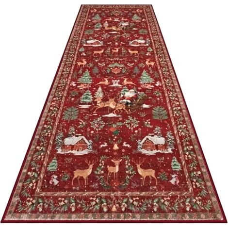 Tapis De Noël pour Salon Paillasson Festif antidérapant avec (1/5)