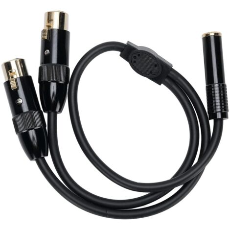 Câble XLR 3 Broches vers 1/4 Pouce de Haute qualité, (1/5)