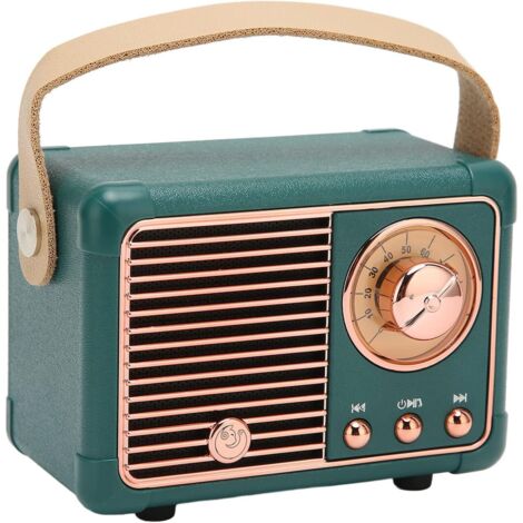 Haut-Parleur Bluetooth Rétro, Petit Haut-Parleur Bluetooth (1/5)