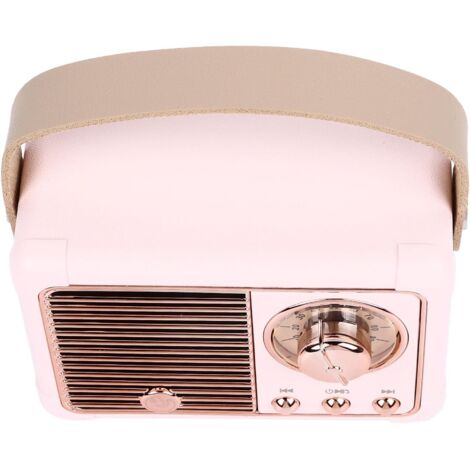 Haut-Parleur Portable Vintage avec Effet Caisson de Basses (1/5)