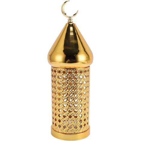 Lampe à Vent Rétro en Métal, Bougeoirs Décoratifs pour Table (1/5)