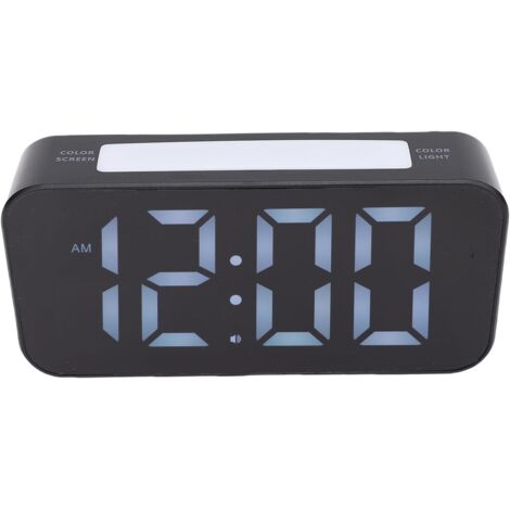 Horloge Vibrante RVB à Double Réveil à Double Alarme, pour (1/5)